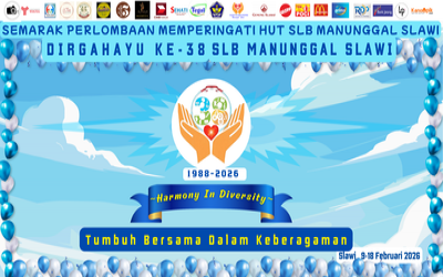 Semarak Perlombaan dan Jalan Santai memperingati HUT SLB Manunggal Slawi ke 38 tahun 2026